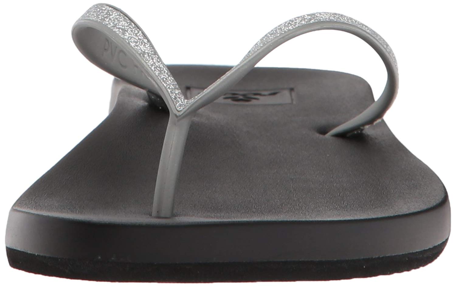 reef silver flip flops